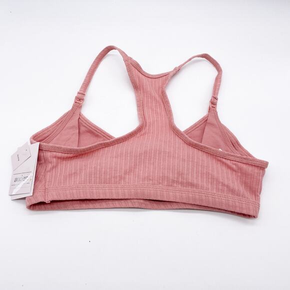 Auden Women's Nursing Wirefree Racerback Bralette Pink Size XS - Picture 3 of 7